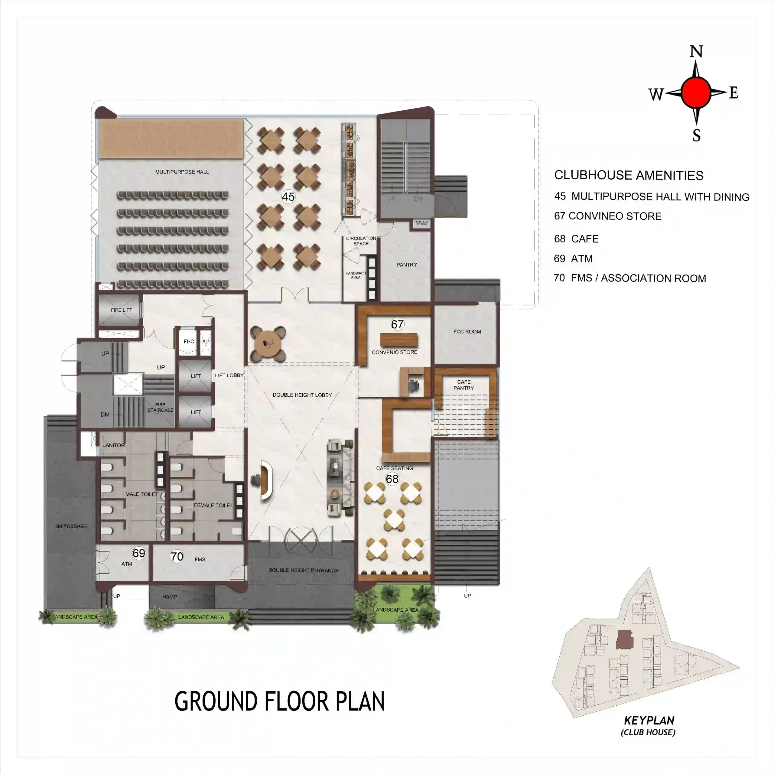 Casagrand Mandarin Hyderabad 4 BHK apartment layout