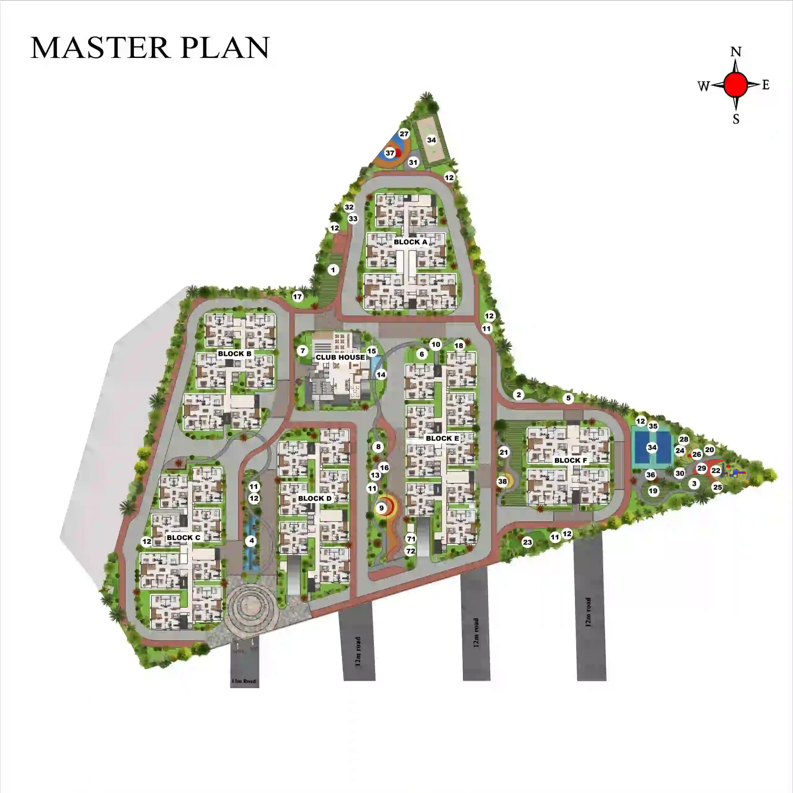 Casagrand Mandarin Hyderabad Master Plan